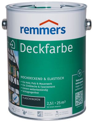 2,5L Remmers Deckfarbe Flaschengrün