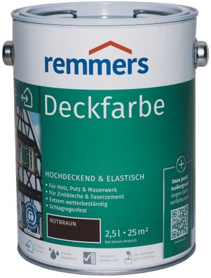 2,5L Remmers Deckfarbe rotbraun