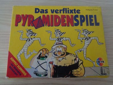 Das verflixte Pyramidenspiel -Legespiel, doppelt schwierig, da beidseitig bedruckt