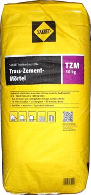 30kg Sakret Trass-Naturstein-Mörtel TZM