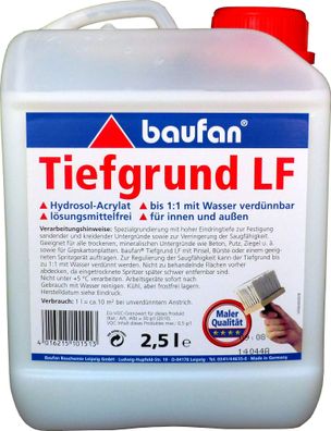 2,5 Liter Baufan Tiefgrund LF