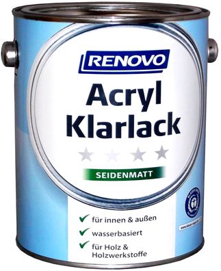 2,5L Renovo Acryl Klarlack seidenmatt
