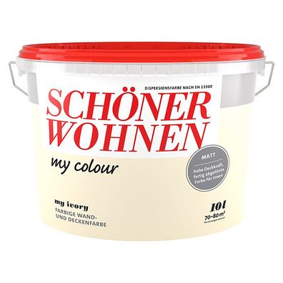 10L Schöner Wohnen My Colour Wandfarbe My Ivory