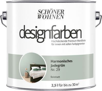 2,5L Schöner Wohnen Designfarbe Harmonisches Jadegrün 29
