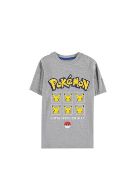 Original Lizensiert Kinder T-Shirt Pokemon Pikachu Gotta Catch 'Em All