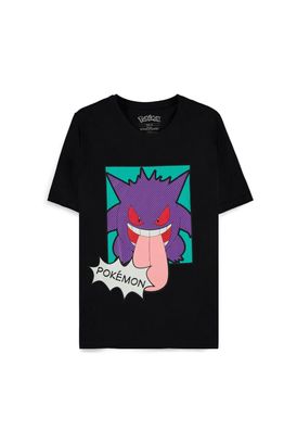 Unisex T-Shirt Pokémon - Gengar Lick Geist Pokemon Anime Manga Geek