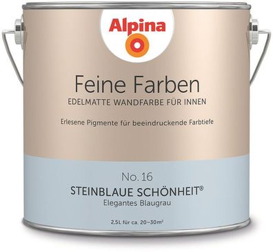 2,5L ALPINA Feine Farben Steinblaue Schönheit No16