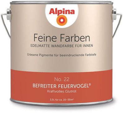 2,5L ALPINA Feine Farben Befreiter Feuervogel No22