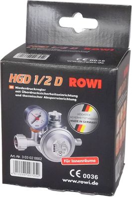 ROWI Gas-Druckregler HGD 1/2 D