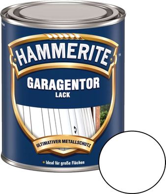 750ml Hammerite Garagentorlack sdm Weiß