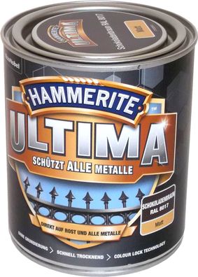750ml Hammerite ULTIMA MSL matt Schokoladenbraun