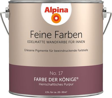 2,5L ALPINA Feine Farben Farbe der Könige No.17