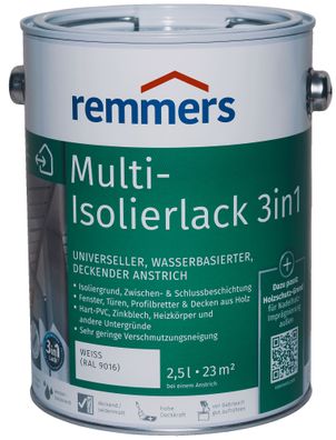 2,5 L Remmers Multi Isolierlack 3in1 Weiß
