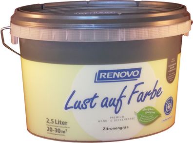 2,5L Renovo Lust auf Farbe, Zitronengras