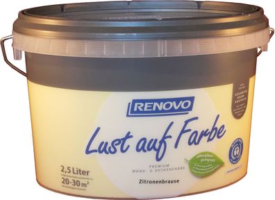 2,5L Renovo Lust auf Farbe, Zitronenbrause