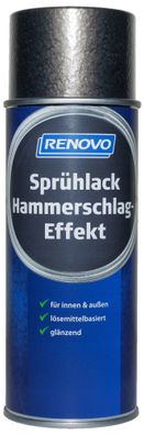 400ml Renovo Sprühlack Hammerschlag Anthrazit
