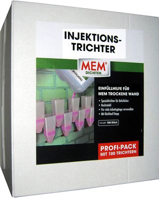 100 Stück MEM Injektionstrichter