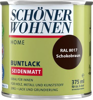 375ml Schöner Wohnen Home Buntlack seidenmatt, RAL 8017 Schokobraun
