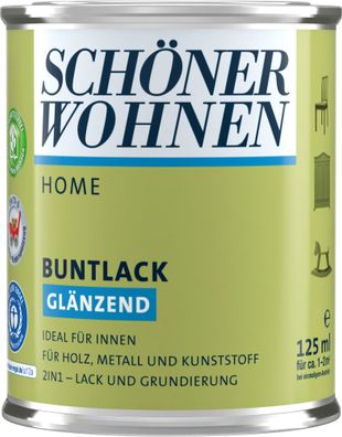 125ml Schöner Wohnen Home Buntlack glänzend, 7594 Taupegrau