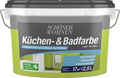 2,5L Schöner Wohnen Küchen-& Badfarbe matt, 6516 Fresh
