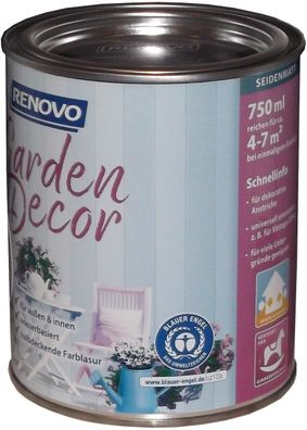 750ml Renovo Garden Decor Farblasur Lavender Blue