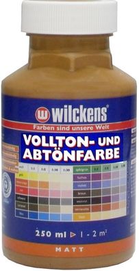 250ml Wilckens Vollton- und Abtönfarbe caramel