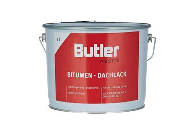 5L Butler Bitumen-Dachlack lösemittelhaltig