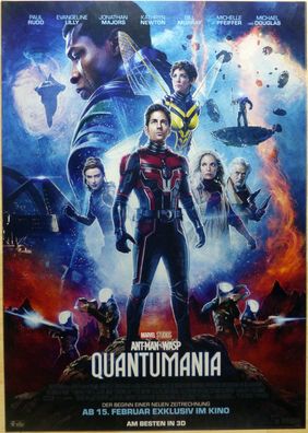 Ant-Man and the Wasp: Quantumania - Original Kinoplakat A1 - Hauptmotiv - Filmposter