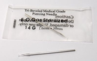 Piercing NADEL -1,2 bis 2mm wählen - steril INKgrafiX® DE - Studioware -Nadeln