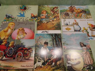 ältere Postkarten AK Vintage Nostalgie Fröhliche Ostern Osterhase Osterei - Auswahl