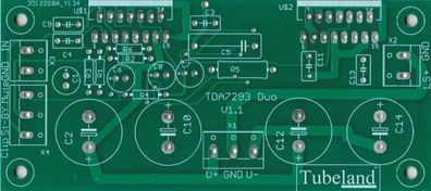TDA7293 Duo D Mos-Audioverstärker bis zu 200W - Leiterplatte Ohne Bauteile
