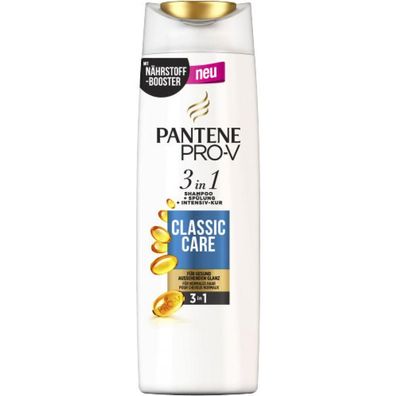 37,20EUR/1l Pantene Shampoo 3in1 Classic Care 250ml Flasche