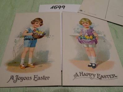 alte Postkarten RFF Kleeblatt Joyfull Happy Easter Ostern Germany - Auswahl -