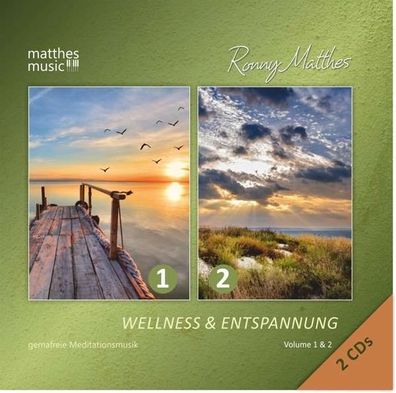 Ronny Matthes: Wellness & Entspannung (Vol. 1 & 2) - Gemafreie Meditationsmusik - Ei
