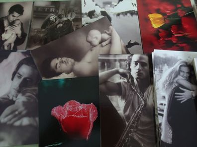 80/90er Jahre Postkarten AK Scandecor True Love Liebe Freundschaft - Auswahl