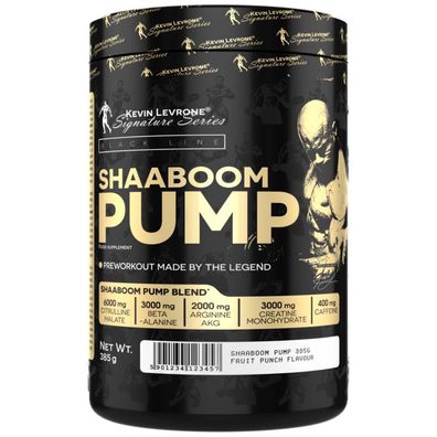 Kevin Levrone Shaaboom Pump 385g Pre Workout Training Supplement Raspberry