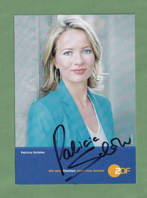 Patricia Schäfer - persönlich signierte Autogrammkarte