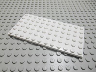 Lego 1 Platte flach weiß 6x12 Nummer 3028
