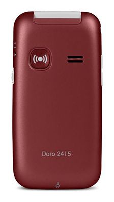 Doro 2415 GSM Mobiltelefon red/ white Neuware ohne Vertrag, sofort lieferbar