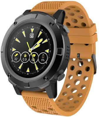 Denver Bluetooth Smartwatch SW-660 GPS Fitness Tracker Uhr orange