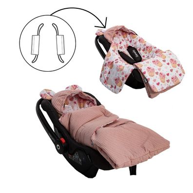 Einschlagdecke Kinder Autositz Kindersitz Decke Pucktuch, Schlafsack