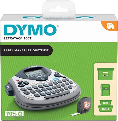 DYMO LetraTag LT-100T Beschriftungsgerät | Tragbares Etikettiergerät mit QWERTZ ...