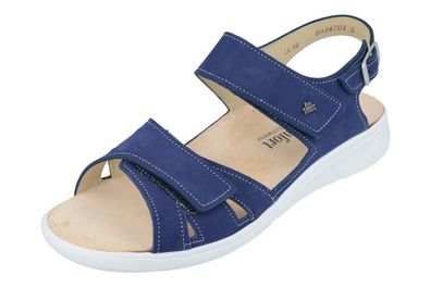 FINN Comfort Nadi Damen Sandale blau royal Nabuk