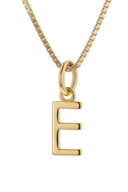 trendor Schmuck Damen-Kette mit Buchstabe E Anhänger Gold auf Silber 925 15255-E