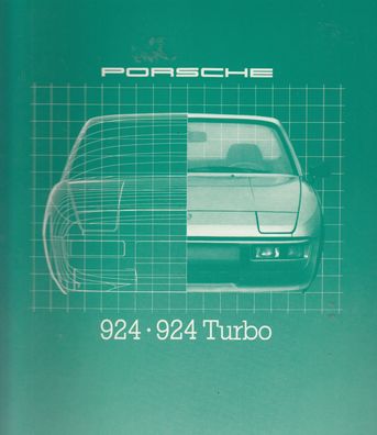 Porsche 924 / 924 Turbo, Prospekt mit Datenblatt 1980
