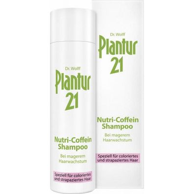 81,28EUR/1l Plantur 21 Nutri-Coffein Shampoo 250ml Flasche strapaziertes Haar