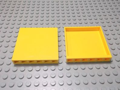 Lego 2 Grosse Panele gelb 1x6x5 Nummer 59349