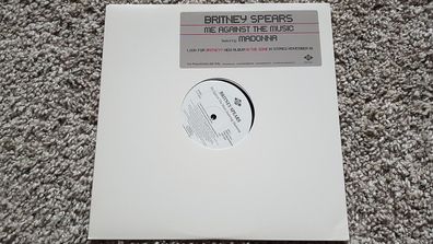 Britney Spears/ Madonna- Me against the music 12'' Disco Vinyl US PROMO Remixes