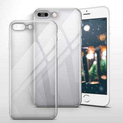 Handy Hülle für iPhone 7 Plus / 8 Plus mit Kamera Schutz Hülle Cover Case Klar