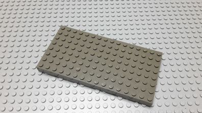 Lego 1 Dicke Bauplatte 8x16 Altdunkelgrau Nummer 4204